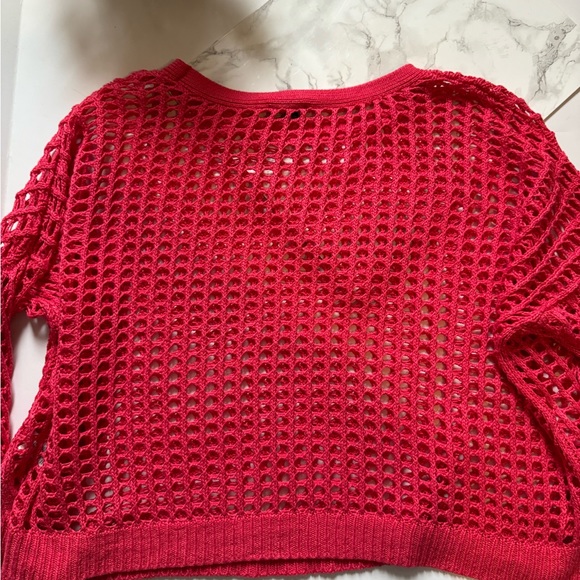 Express Open Stitch Dolman Sleeve Sweater. Size L. EUC - Picture 10 of 10